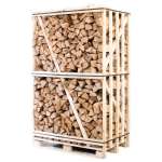 Palette kammergetrocknetes gespalten Buche Brennholz 33cm