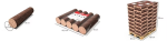 Spark Buchen-Kaminbriketts rund 960 kg Palette – Bild 5