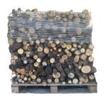 Trockenes Hartholz 50 cm – Palette, brennfertig